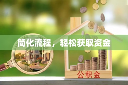 全国简化流程，轻松获取资金