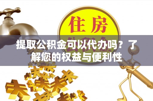 全国提取公积金可以代办吗？了解您的权益与便利性
